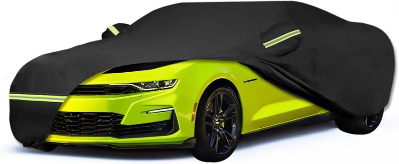 ATBKJ Waterproof Car Covers Fit for 2010-2023 Chevy Camaro(Black) Custom Heavy Duty Waterproof All Weather Protection Outdoor - Image 1